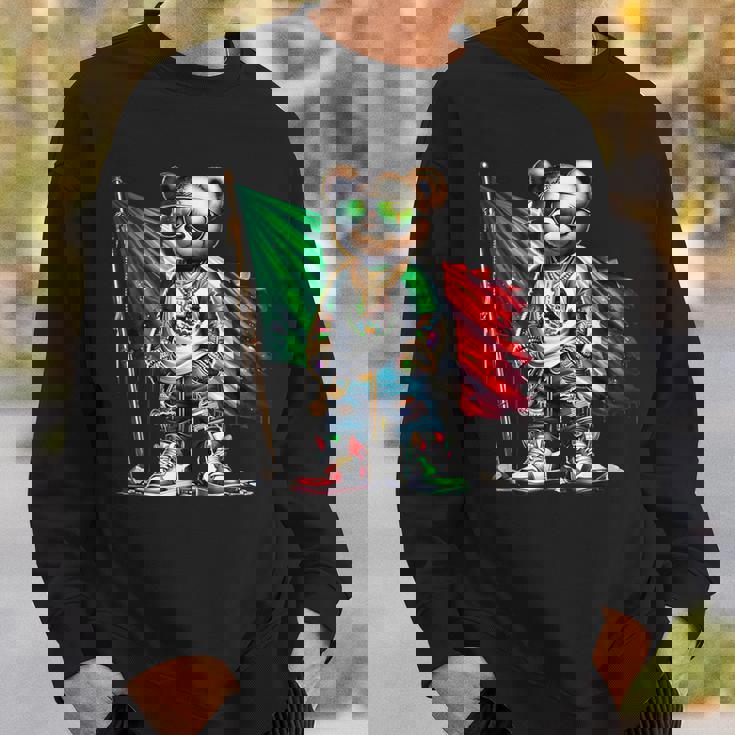 Stylish Teddy Bear Mexican Flag Mexico Sweatshirt Gifts for Him Stylish Teddy Bear Mexican Flag Mexico Sweatshirt Gifts for Him