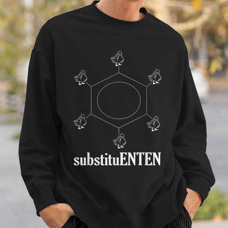 Substituent Chemistry Molecule Chemist Scientist School Sweatshirt Geschenke für Ihn