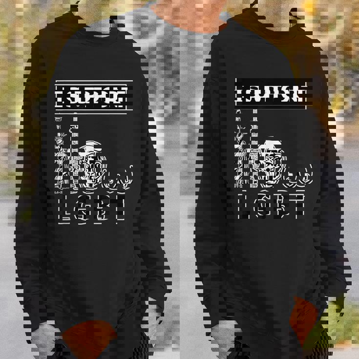I Support Lgtb Liberty Guns Beer Tits Parody Sweatshirt Gifts for Him