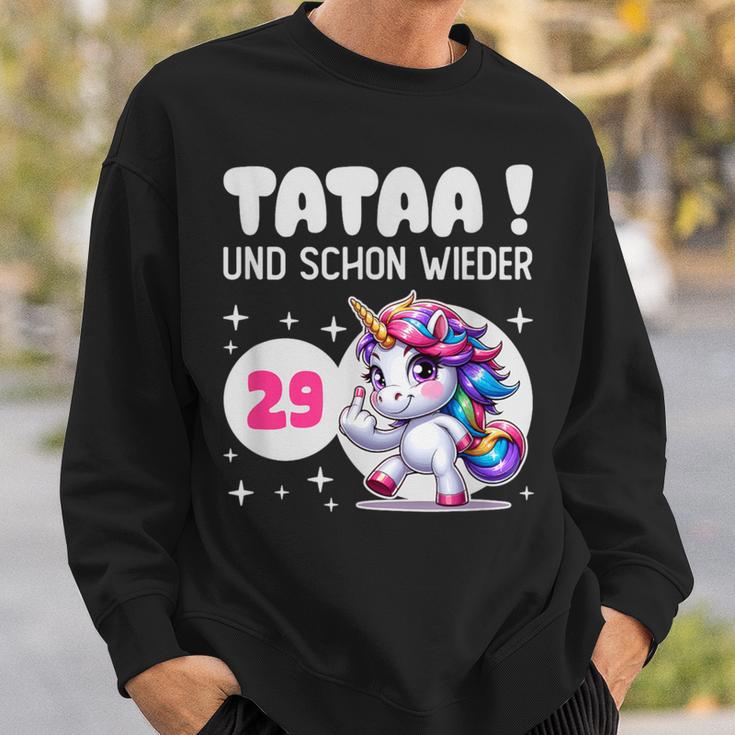 Tataa Und Schon Wieder 29 Einhorn Middle Finger Sweatshirt Geschenke für Ihn