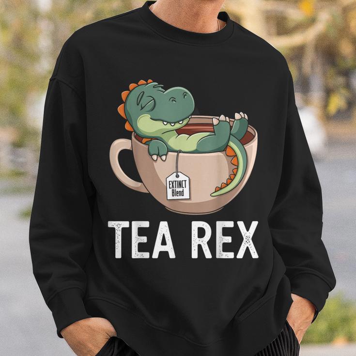 Tea Rex T-Rex Dinosaur Tyrannosaurus Sweatshirt Geschenke für Ihn