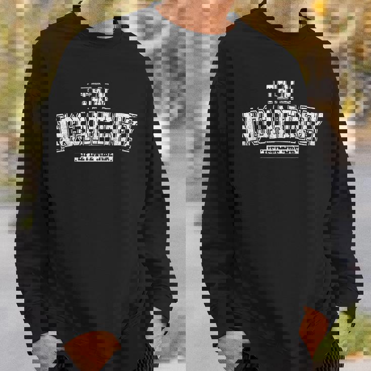 Team Mccartney Lifetime Member Family Last Name Sweatshirt Gifts for Him