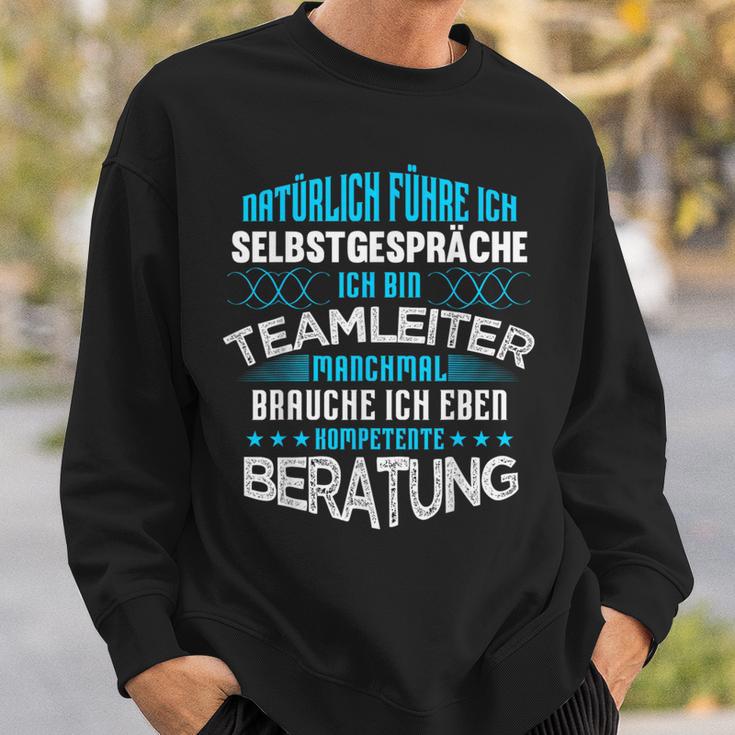 Teamleiter Beratung Team-Leitung Im Office Work & Work Sweatshirt Geschenke für Ihn