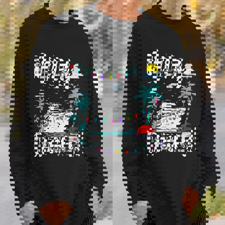 Tropical Heartbeat Christmas Cruise Merry Cruisemas Sweatshirt Gifts for Him