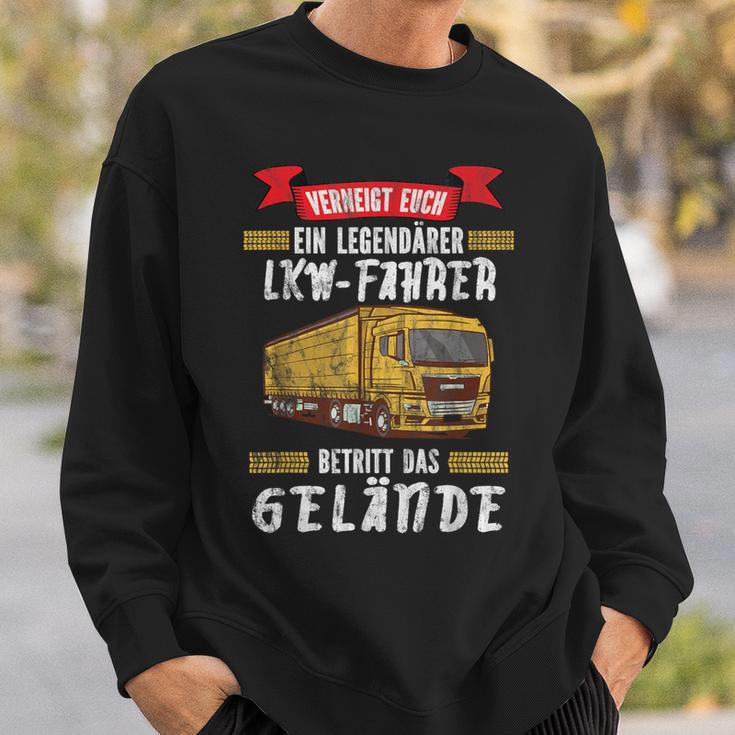 Trucker A Legendary Truck Driver Betritt Das Gelände Truck Sweatshirt Geschenke für Ihn