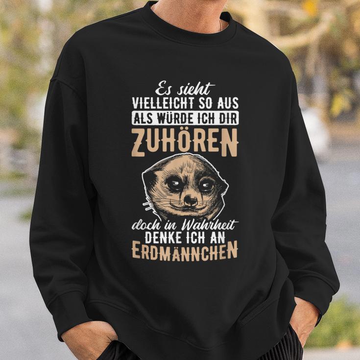 In Truheit Denke Ich An Meerkat Sweatshirt Geschenke für Ihn