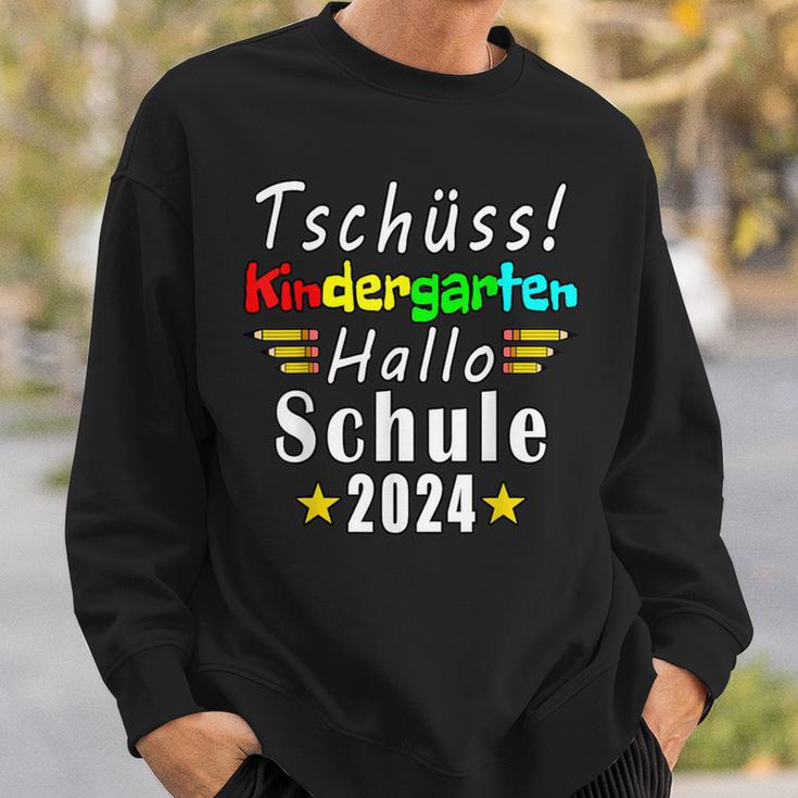 Tschüss Kindergarten Hello School 2024 Kita Sweatshirt Geschenke für Ihn