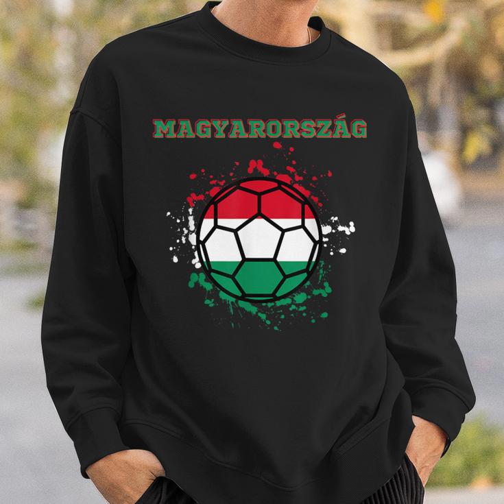 Ungarn Fußball Ungarische Flagge Fan Trikot Sweatshirt Geschenke für Ihn