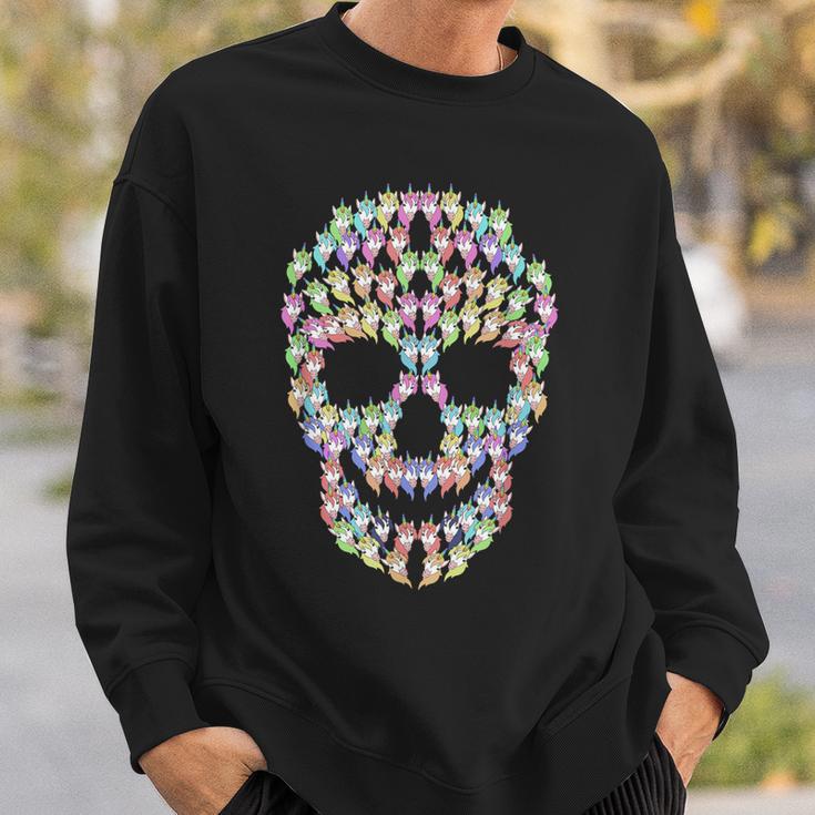 Unicorn Skull Unicorn Sweatshirt Geschenke für Ihn