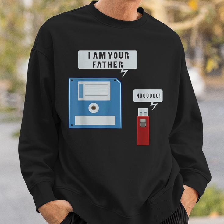 Usb Floppy Disk Geek Computer Nerd Sweatshirt Geschenke für Ihn