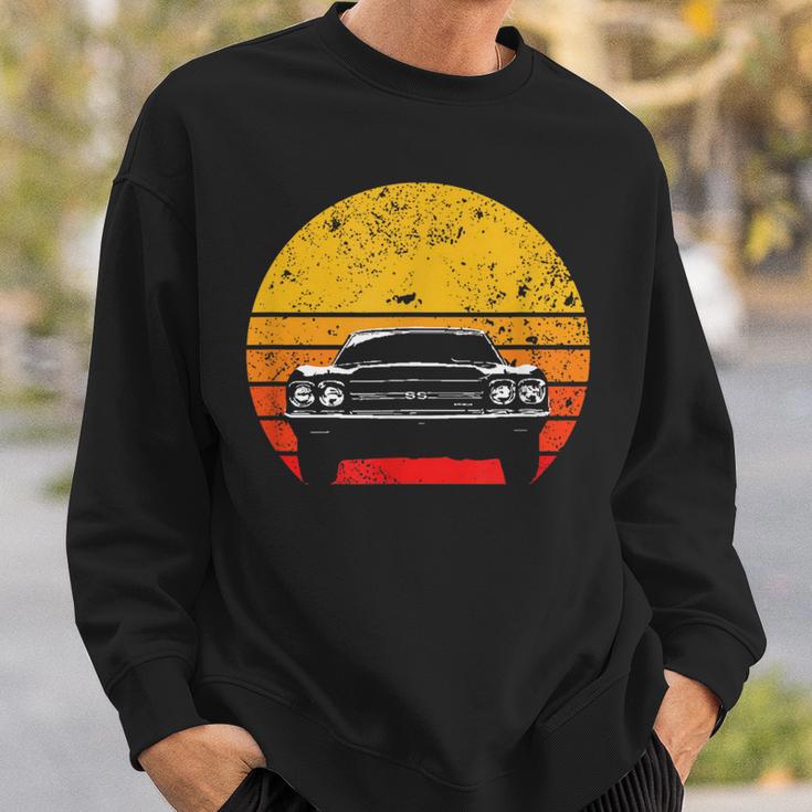 Vintage Retro Muscle Car For8 And Oldtimer Fans Sweatshirt Geschenke für Ihn