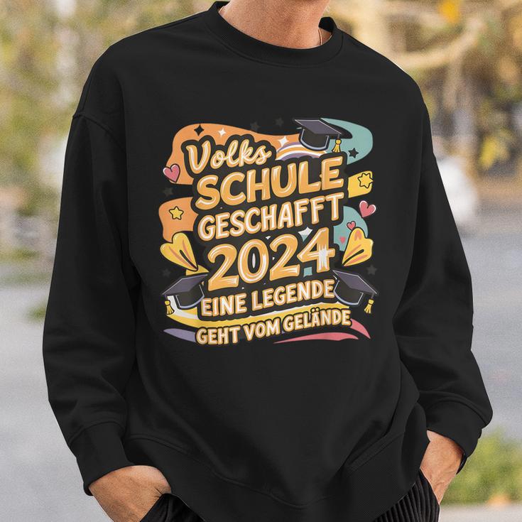 Volksschule Geschafft 2024 Eine Legende Gehtom Gelände German Langu Sweatshirt Geschenke für Ihn