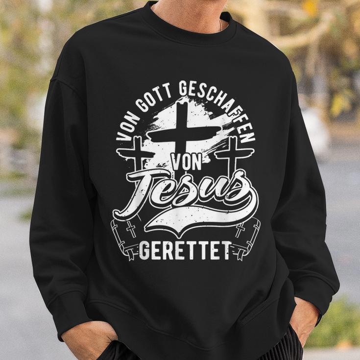 Von Gott Geschaffenon Jesus Sweatshirt Geschenke für Ihn