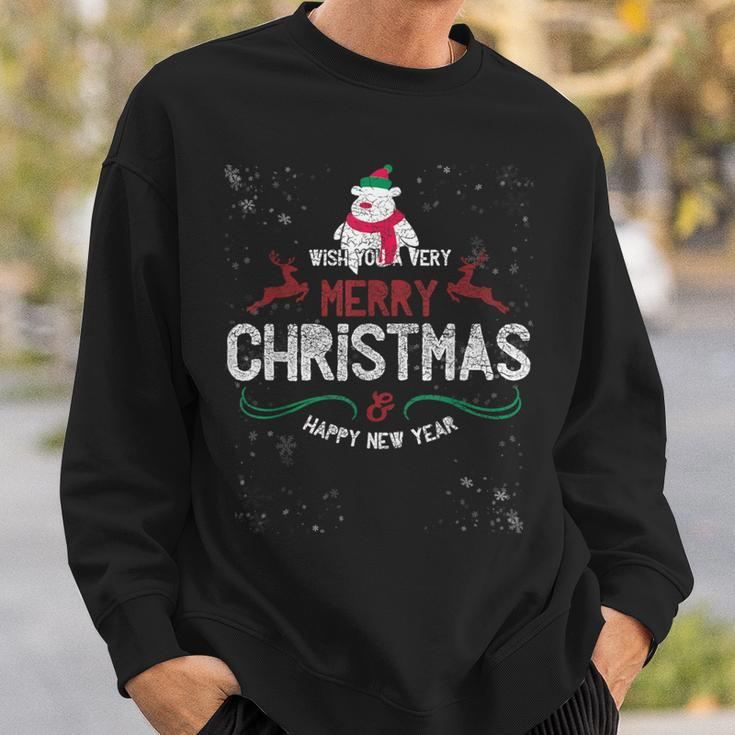 Weihnachtskostüm Merry Christmas & Happy New Year Sweatshirt Geschenke für Ihn