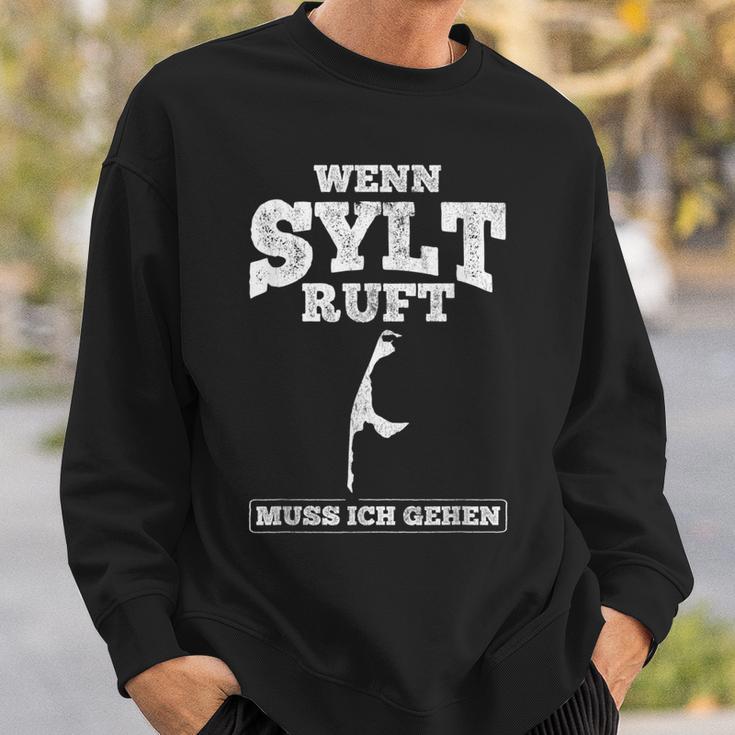 Wenn Sylt Ruft Muss Ich Gehen If Sylt Ruft Must I Sweatshirt Geschenke für Ihn