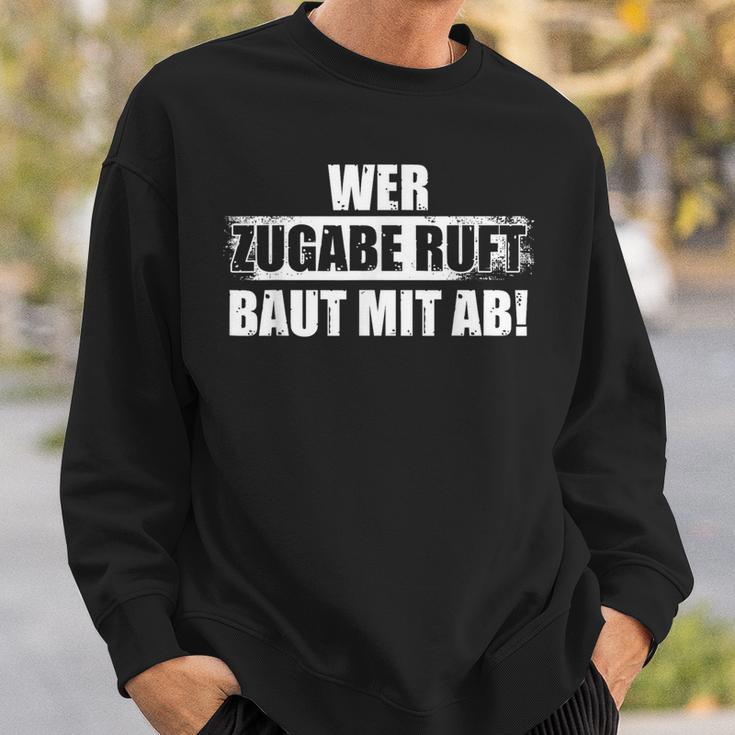 Wer Zugabe Ruft Tonmeister Sound Engineer Sweatshirt Geschenke für Ihn