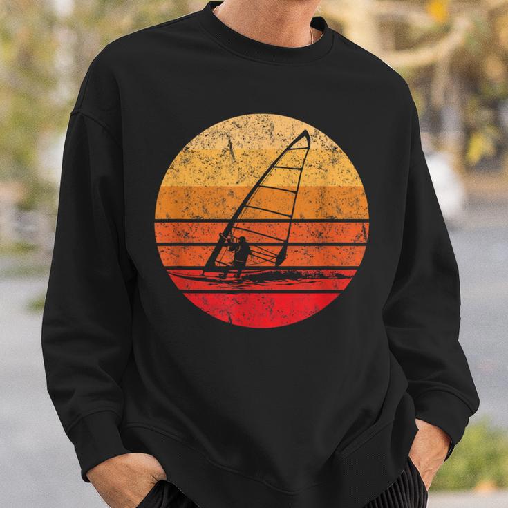 Windsurf Retrointage Sunset Sweatshirt Geschenke für Ihn