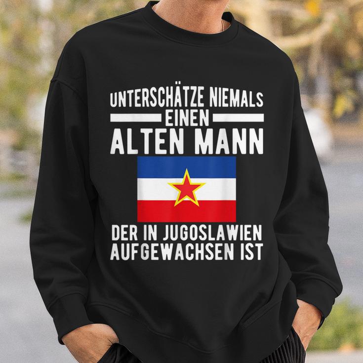 Yugoslavija Flag Balkan Sfrj Josip Broz Tito Yugoslavia Sweatshirt Geschenke für Ihn