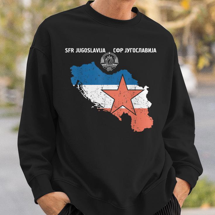 Yugoslavija Flag Balkan Sfrj Yugoslavia Sweatshirt Geschenke für Ihn