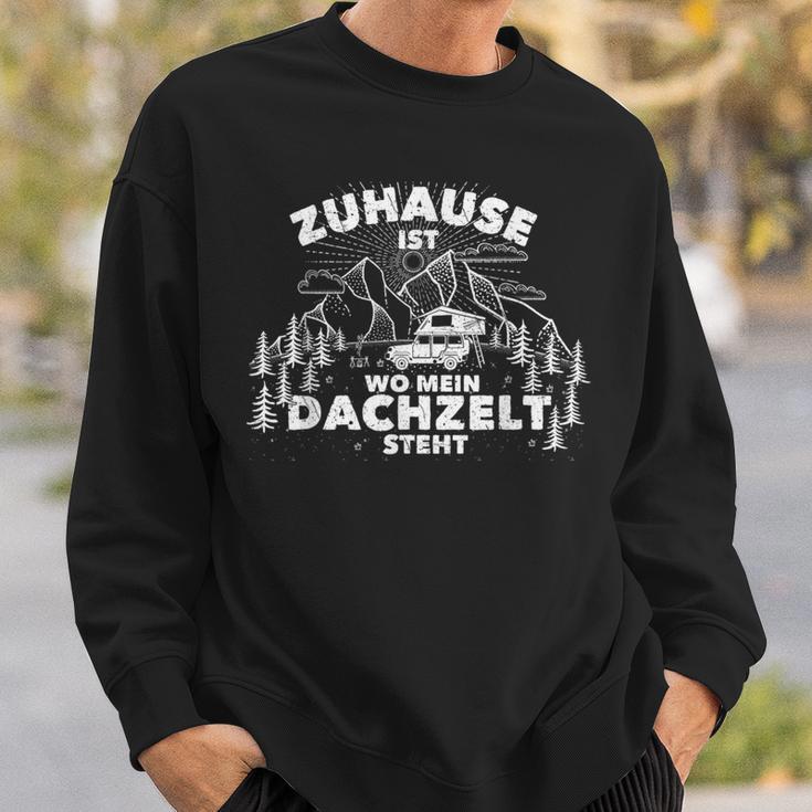 Zuhause Ist Wo Mein Dachzelt Steht Car Roof Tent Accessory Sweatshirt Geschenke für Ihn