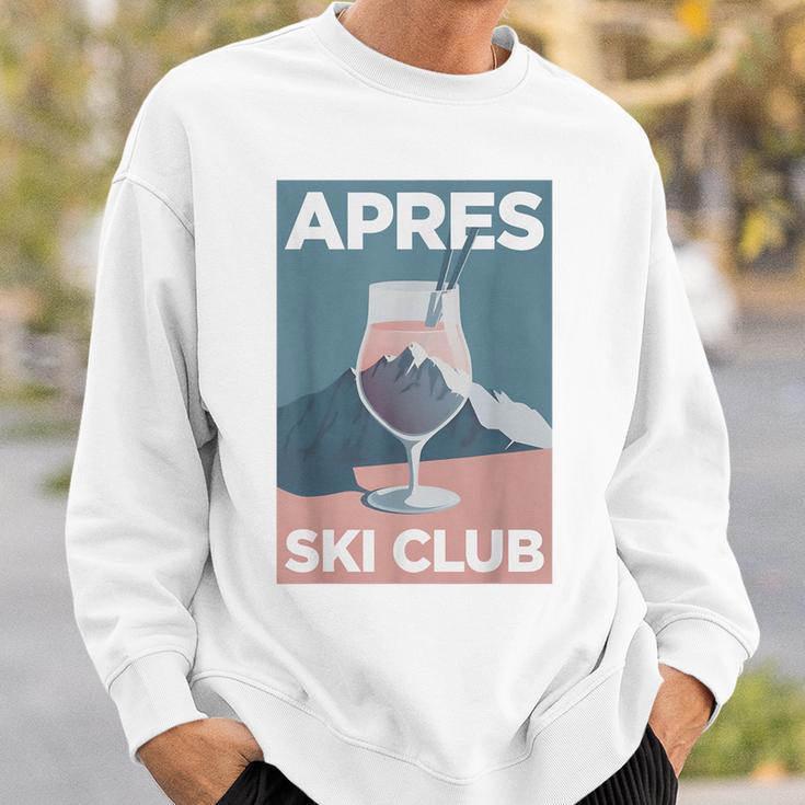 Après Ski Club X Aesthetic Skier Party Ski Outfit Sweatshirt Geschenke für Ihn