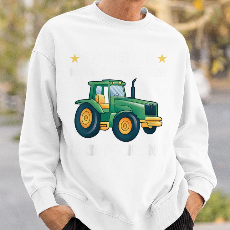 Aus Dem Weg Hier Kommt Ein Krippenkind Tractor Sweatshirt Geschenke für Ihn