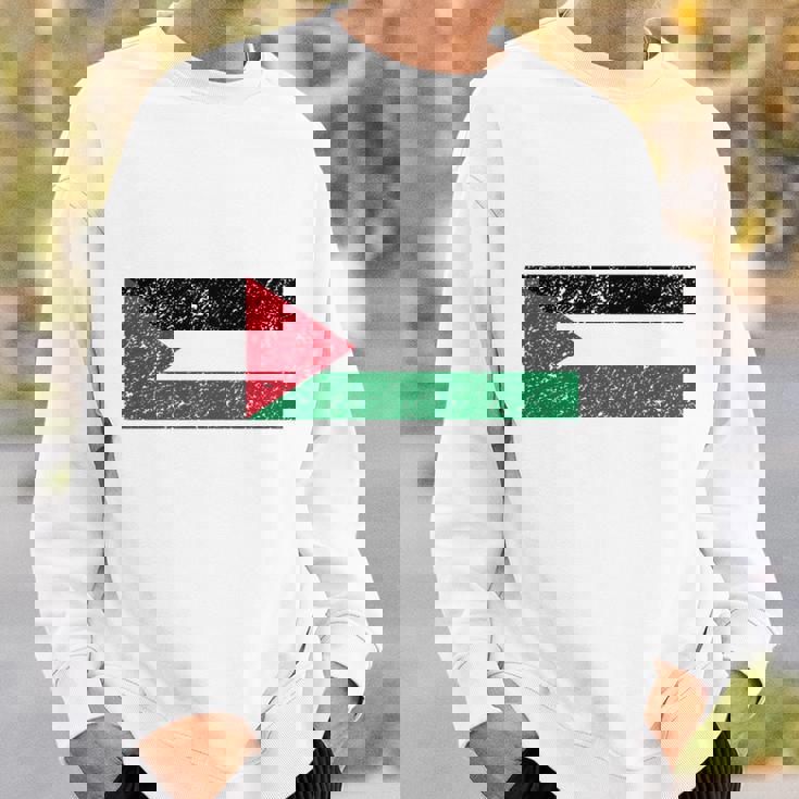 Bandiera Libera Palestina Free Palestine Gaza Maglia A Manica Felpa Regalos para él