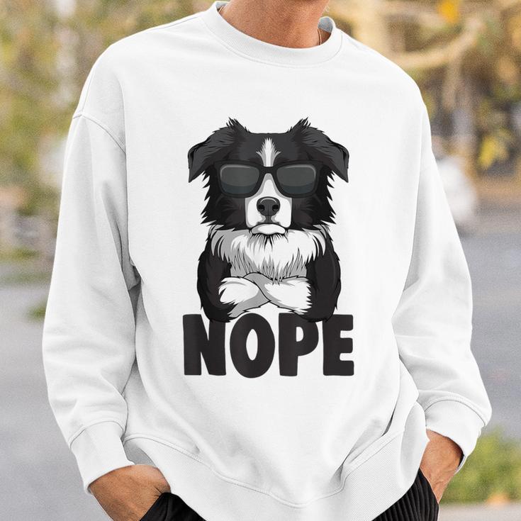 Border Collie Dog Female Sweatshirt Geschenke für Ihn