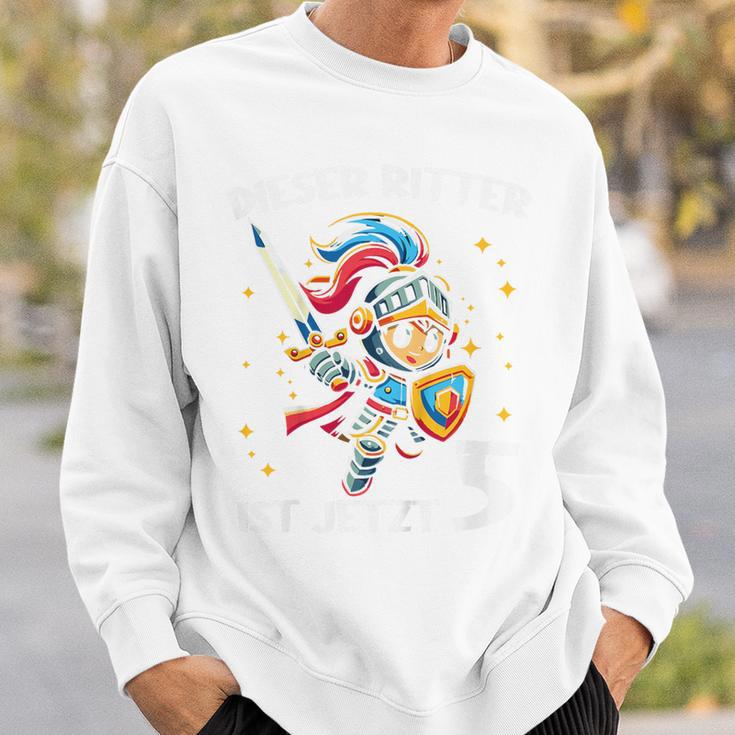 Children's 5Th Birthday Dieser Ritter Ist Jetzt 5 Jahre Sweatshirt Geschenke für Ihn