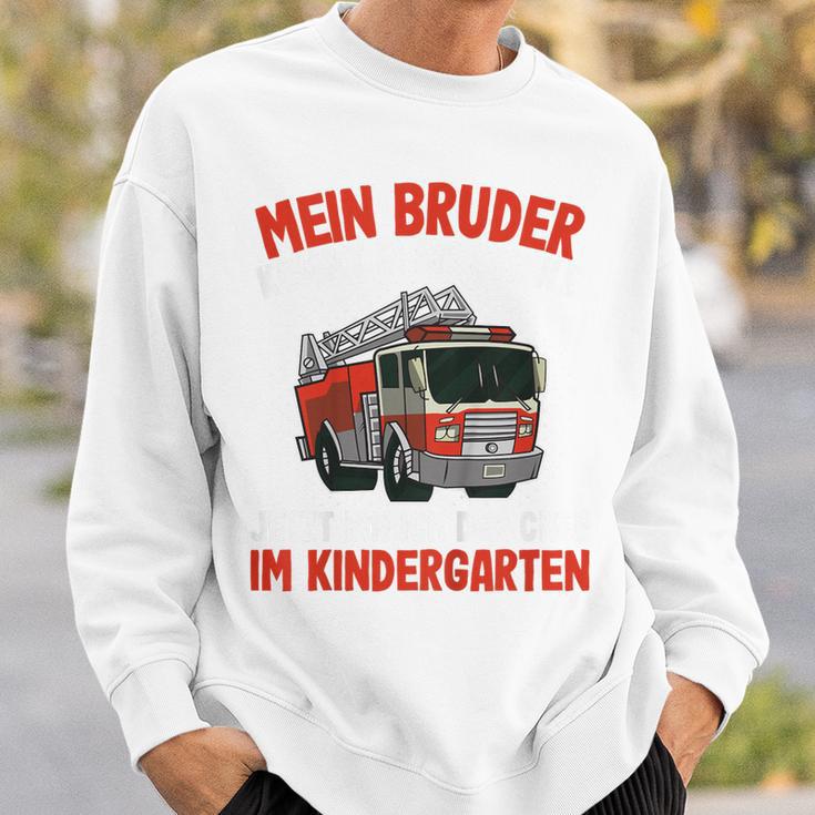 Children's Boys Fire Brigade Mein Bruder Kommt In Die Schule 80 Sweatshirt Geschenke für Ihn