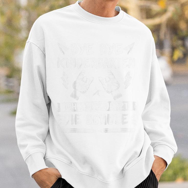 Children's Bye Bye Kindergarten Ich Rock Jetzt Die Schule Einschule Sweatshirt Geschenke für Ihn