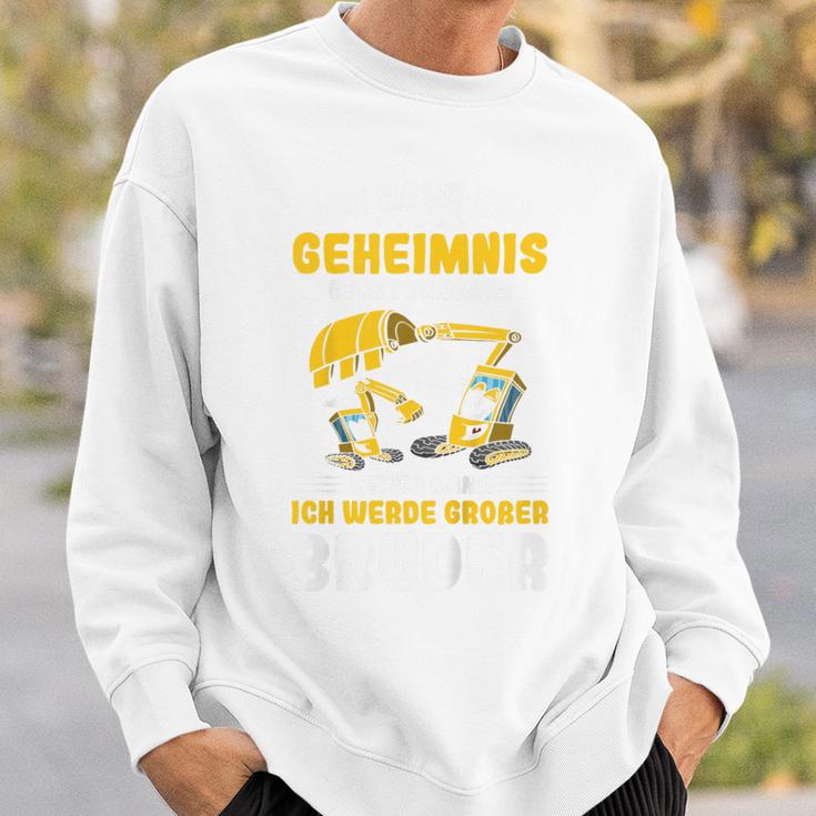 Children's Excavator Ich Werde Großer Bruder Sweatshirt Geschenke für Ihn