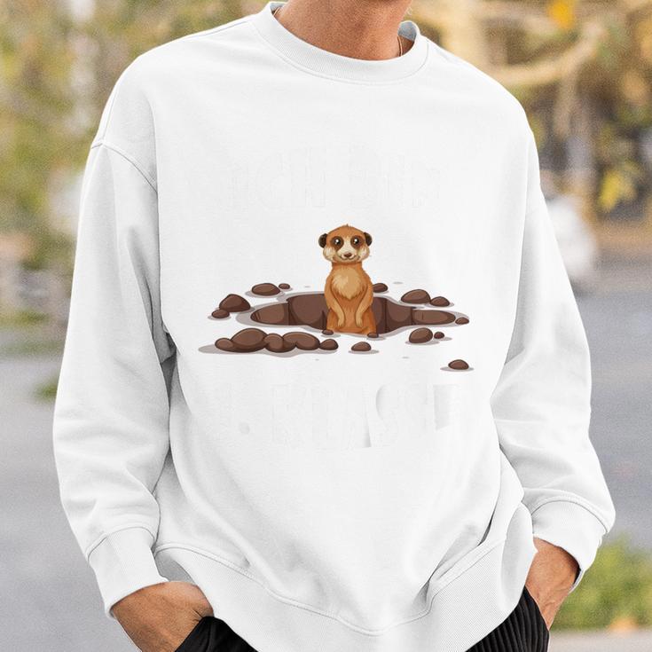 Children's First Day At School Ich Bin 1 Klasse Meerkat Sweatshirt Geschenke für Ihn