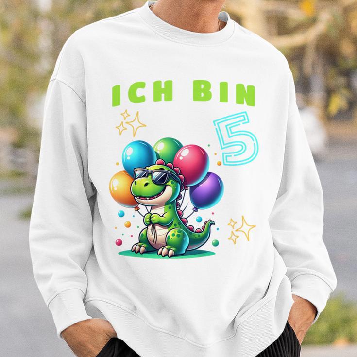 Children's Ich Bin 5 Jahre Alt Dino 5Th Birthday Sweatshirt Geschenke für Ihn