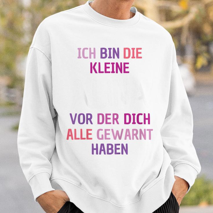 Children's Name Alina Ich Bin Die Kleine Alina 80 Sweatshirt Geschenke für Ihn