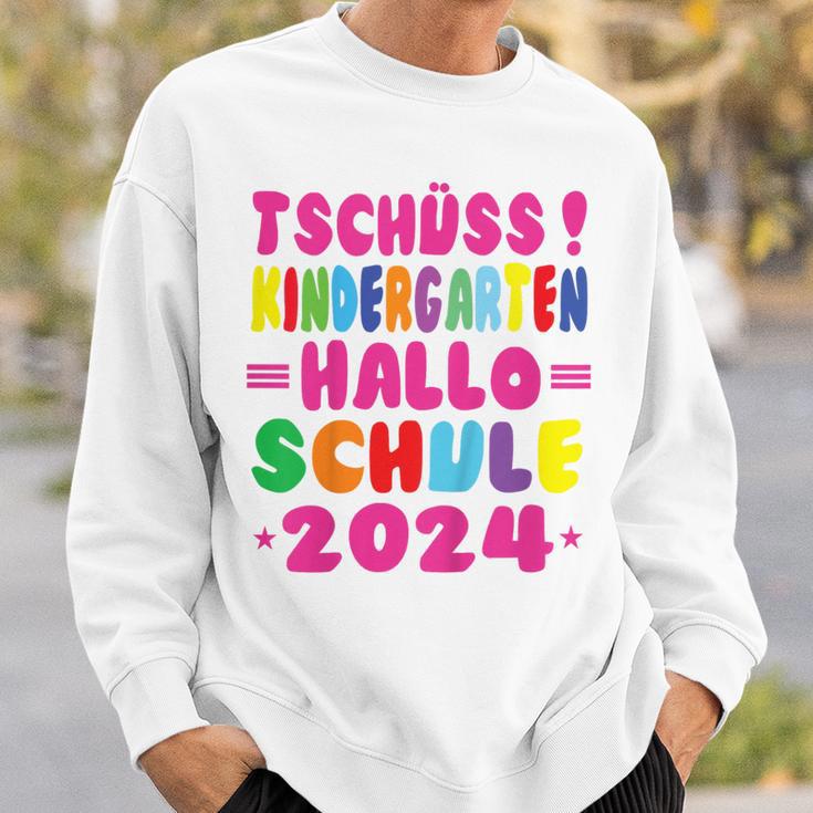 Children's Tschüss Kindergarten Hello School 2024 1St Class Sweatshirt Geschenke für Ihn