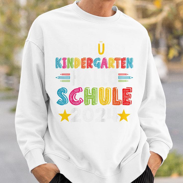 Children's Tschüss Kindergarten Hello School 2024 Kita-Absolve Sweatshirt Geschenke für Ihn