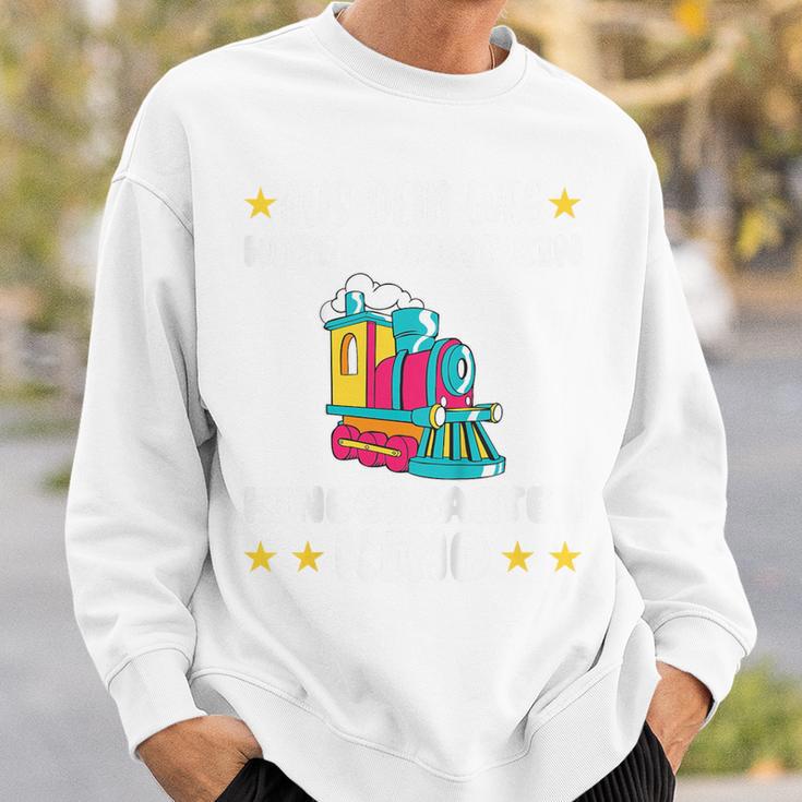 Children's Zug Aus Dem Weg Hier Kommt Ein Kindergartenkind Sweatshirt Geschenke für Ihn