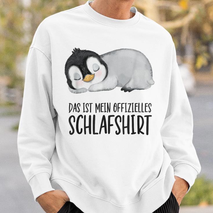 Das Ist Mein Offizielles Schlaf Penguin Gray Sweatshirt Geschenke für Ihn