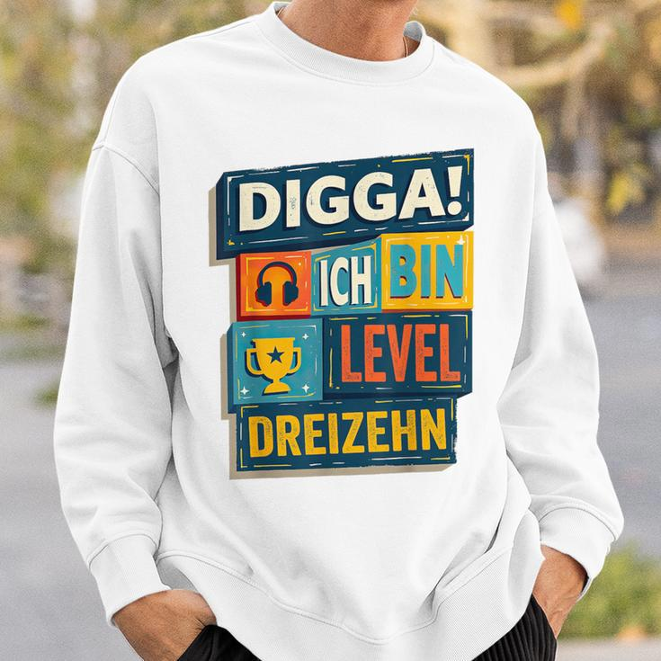 Digga Ich Bin 13 Zwölf Jahre 13Th Birthday Boy Gamer Sweatshirt Geschenke für Ihn