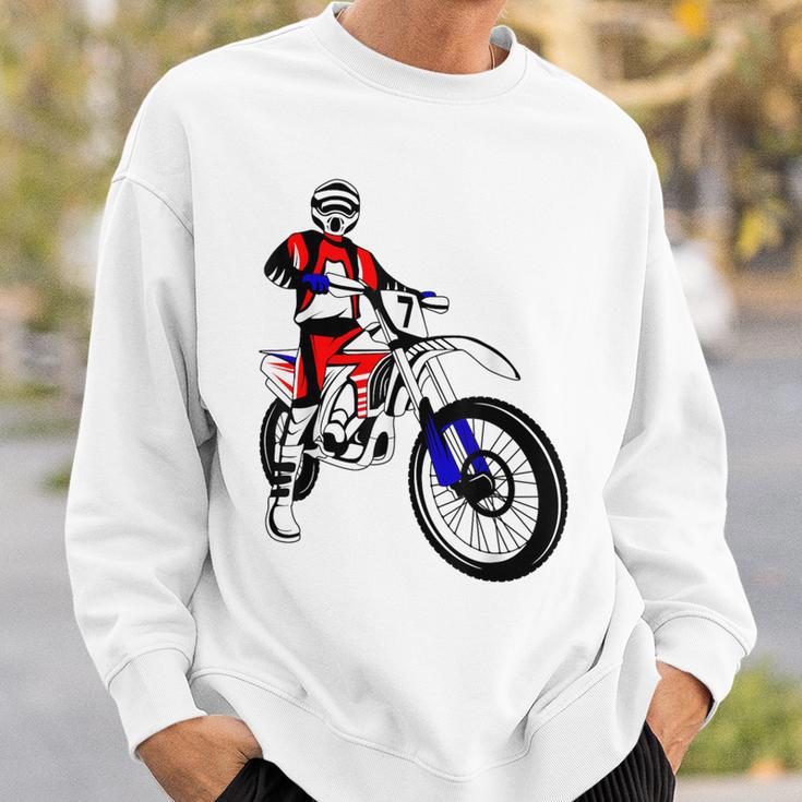 Dirt Bike Rider Motocross Enduro Dirt Biking Ragazzi Bambini Felpa Novitaregali