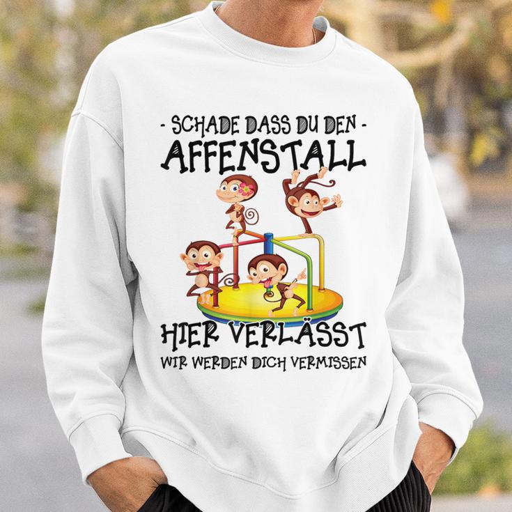 Ex Kollegen Glückwunsch Zu Deiner Flucht Neuen Job Sweatshirt Geschenke für Ihn