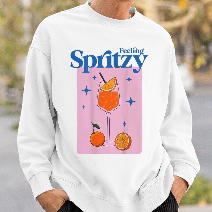 Feeling Spritzy X Hallöchen Aperölchen Spritz Stars Sweatshirt Geschenke für Ihn