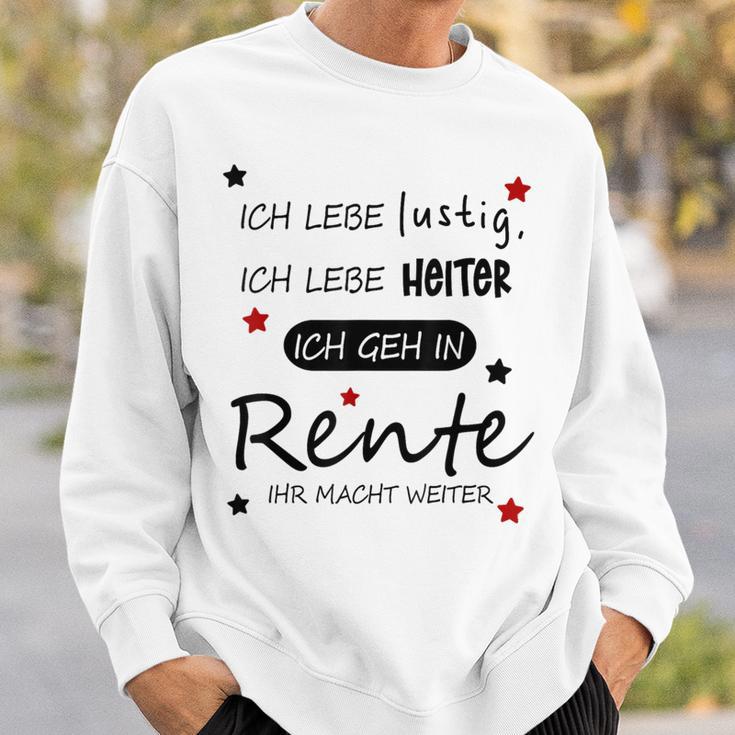 Humour Ich Geh In Rente Sweatshirt Geschenke für Ihn