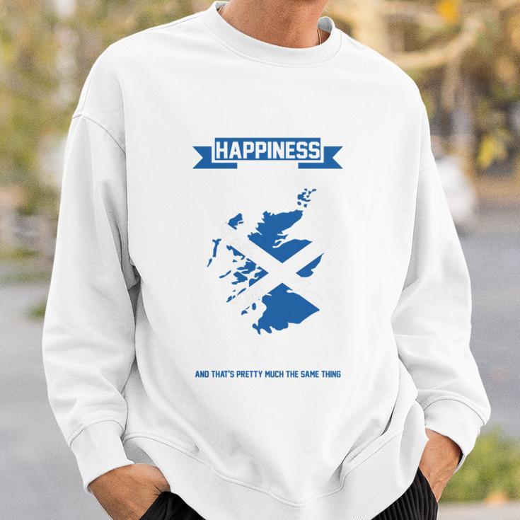 Glück Können Sie Go To Scotland Long-Sleeved Sweatshirt Geschenke für Ihn