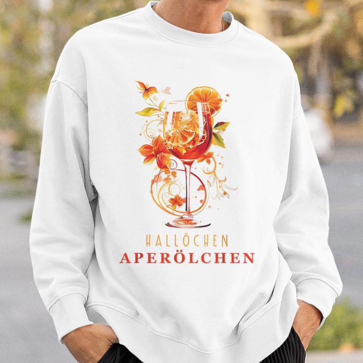 Hallöchen Aperölchen Outfit Summer Party Cocktail Spritz Sweatshirt Geschenke für Ihn