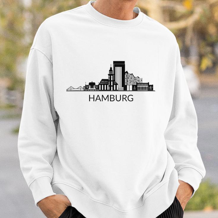 Hamburg Skyline Hamburg Love Sweatshirt Geschenke für Ihn