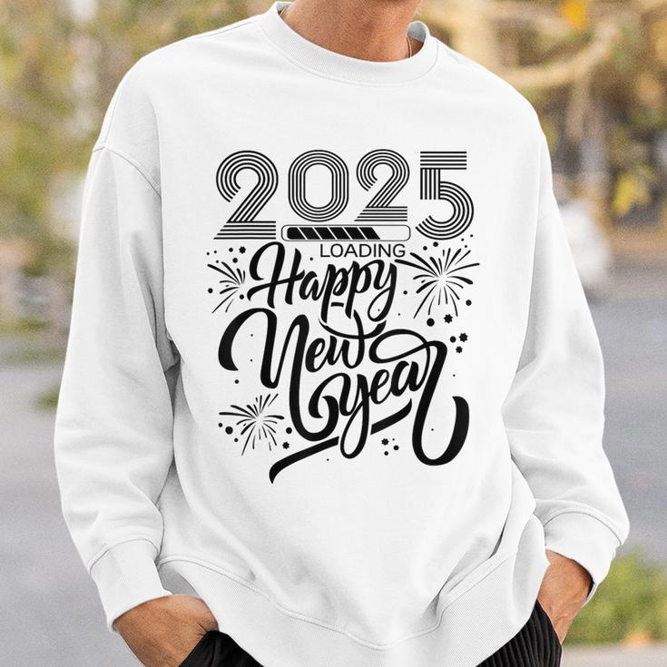 Happy New Year 2025 Fireworks Loading Sweatshirt - Monsterry