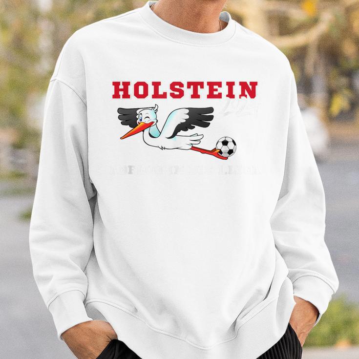 Holstein Stolle Football Kicken Fan Kiel Stadium Blue Blue Sweatshirt Geschenke für Ihn