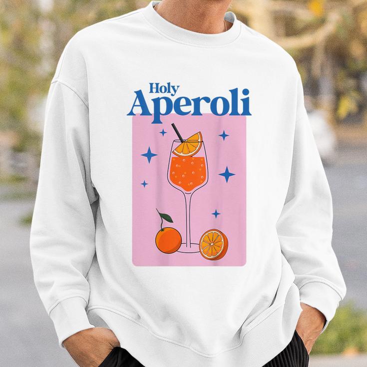 Holy Aperoli X Hallöchen Aperoli Aperoly Spritz Stars Sweatshirt Geschenke für Ihn